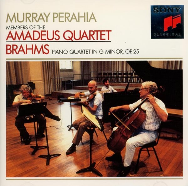 Brahms : Quartet For Piano And Strings In G Minor, Op. 25 - 아마데우스 현악 사중주단 (Amadeus Quartet)(유럽발매)