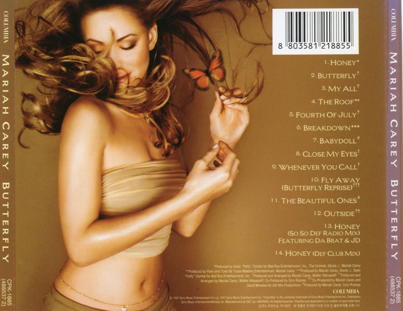머라이어 캐리 - Mariah Carey - Butterfly