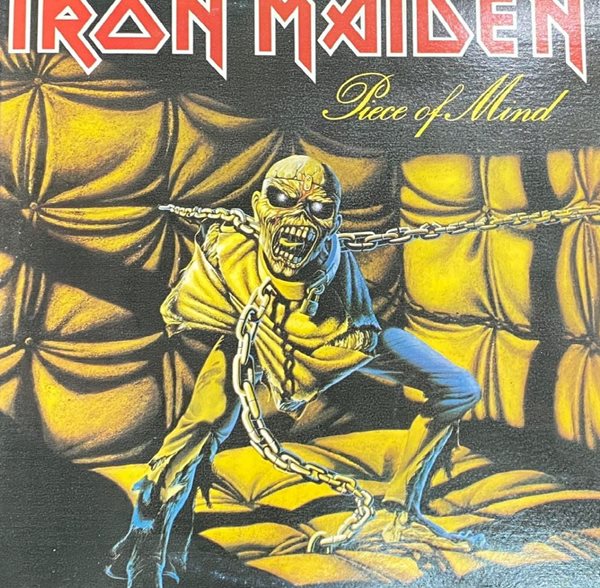 [LP] 아이언 메이든 - Iron Maiden - Piece Of Mind LP [EMI계몽사-라이센스반]