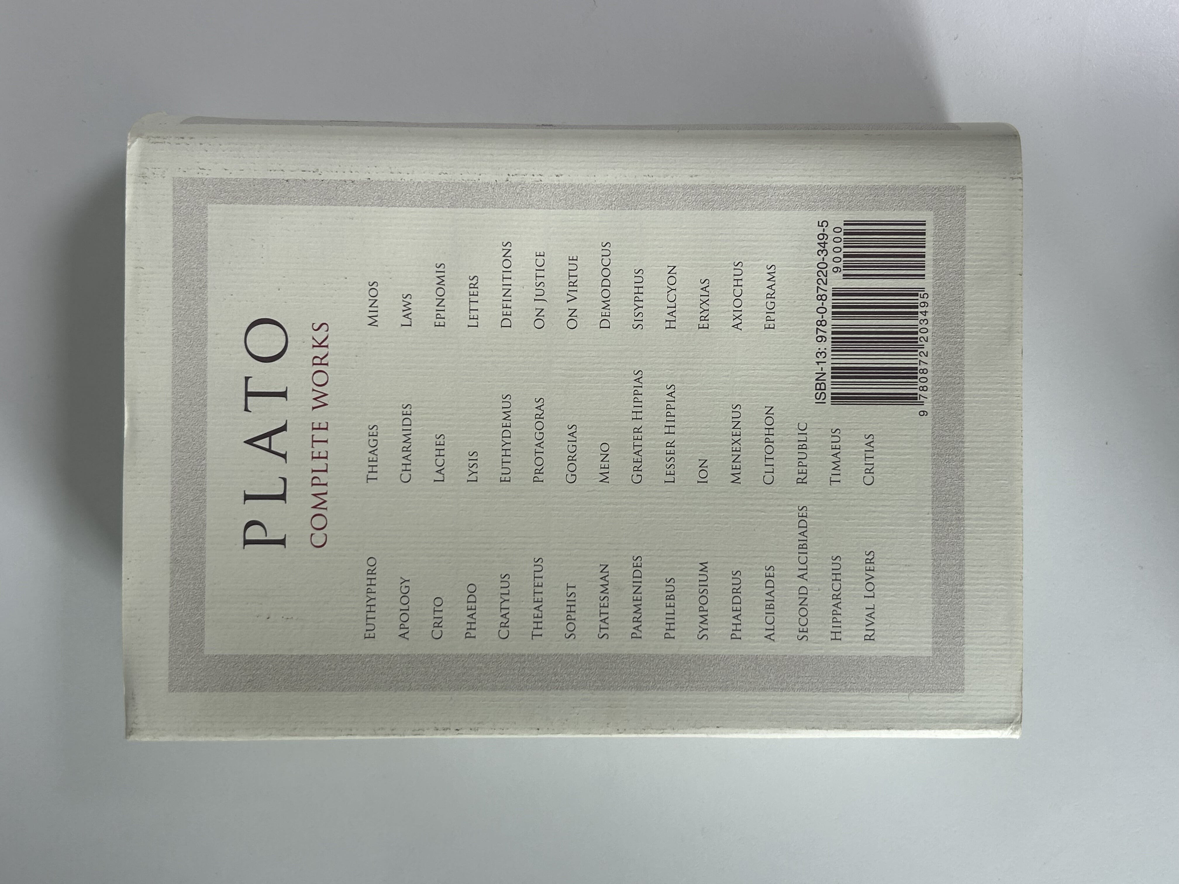 Plato: Complete Works