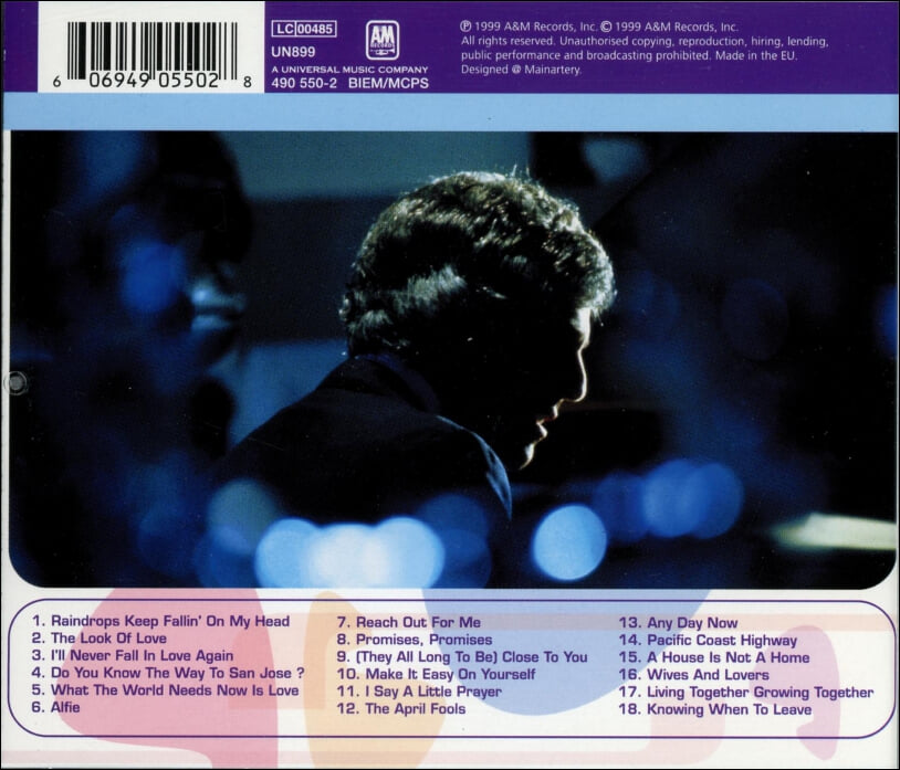 버트 바커락 (Burt Bacharach) - Classic (EU발매) 