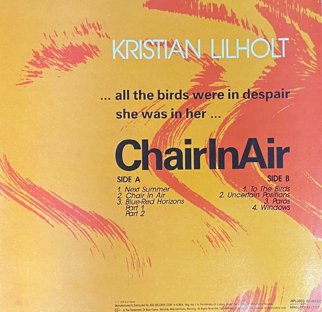 [LP] 크리스천 릴홀트 - Kristian Lilholt - Chair In Air LP [지구-라이센스반]