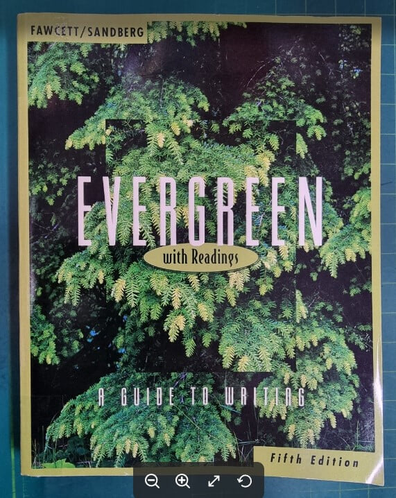 Evergreen With Readings : A Guide to Writing (Fifth Edition) / Susan Fawcett, Alvin Sandberg (지은이) | Houghton Mifflin College Div [영어원서 / 상급] - 실사진과 설명확인요망