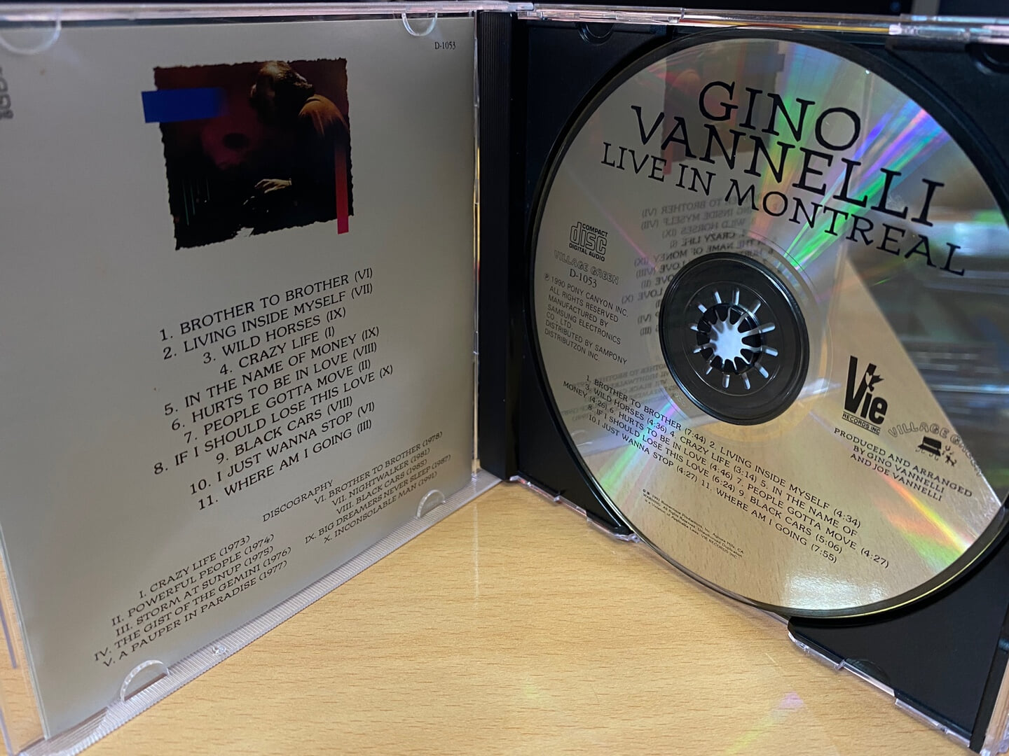 지노 바넬리 - Gino Vannelli - Live In Montreal