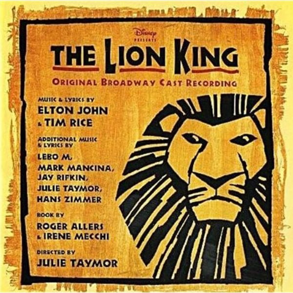 라이언 킹 - The Lion King - Original Broadway Cast Recording [독일발매]