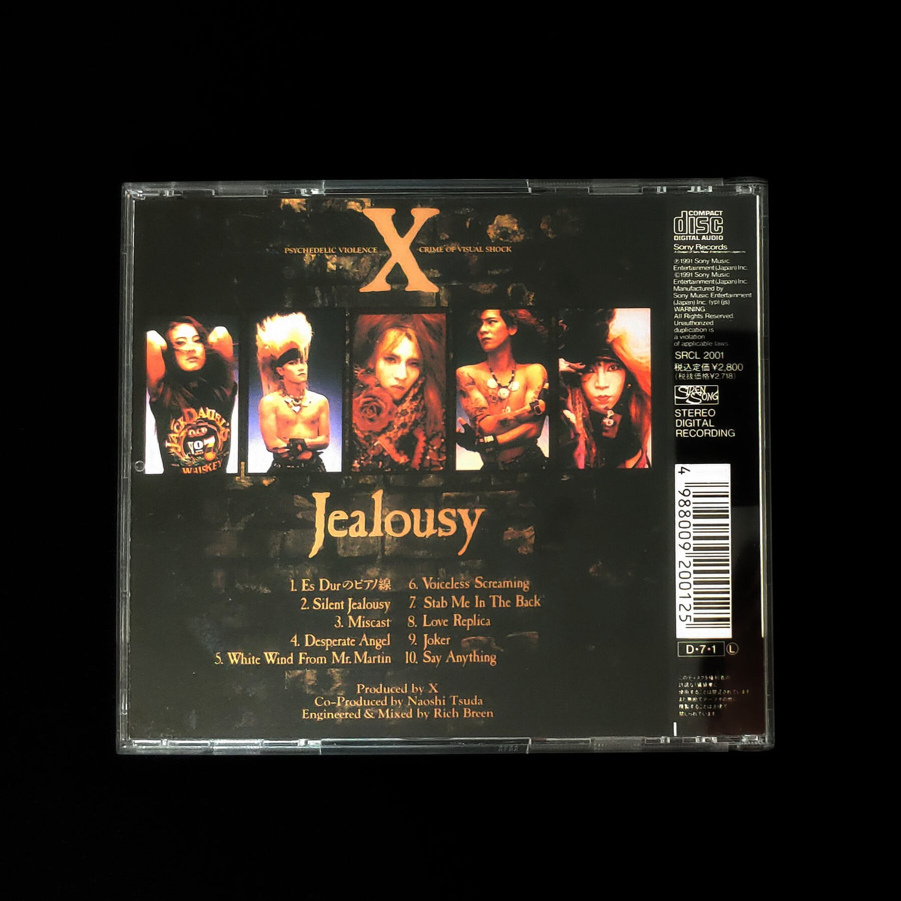 X-Japan - Jealousy (SRCL2001)
