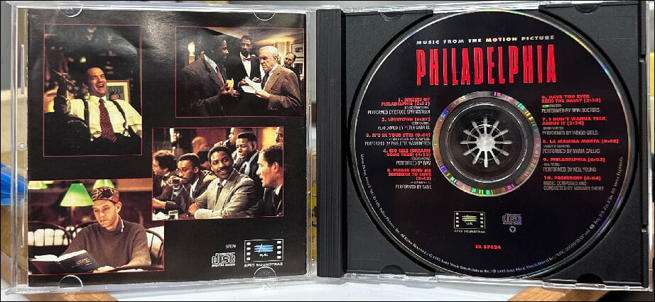 필라델피아 (Philadelphia) - OST (US발매) 
