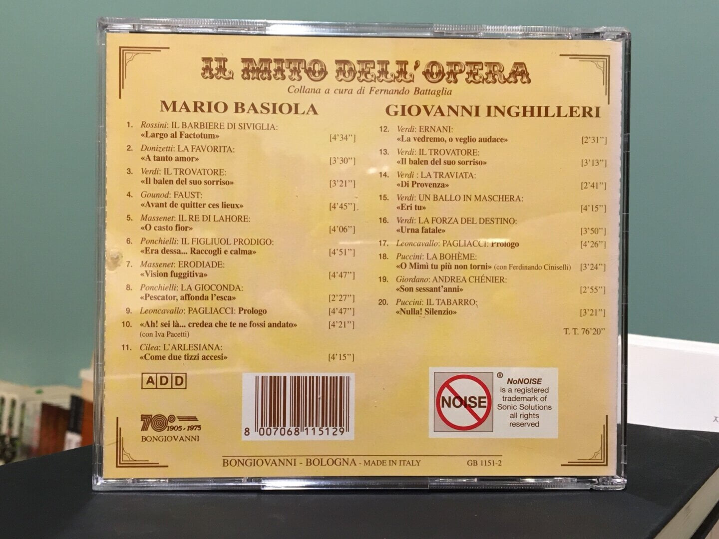 (수입)Basiola, Mario, Inghilleri...- `Il Barbiere Di Siviglia, La F