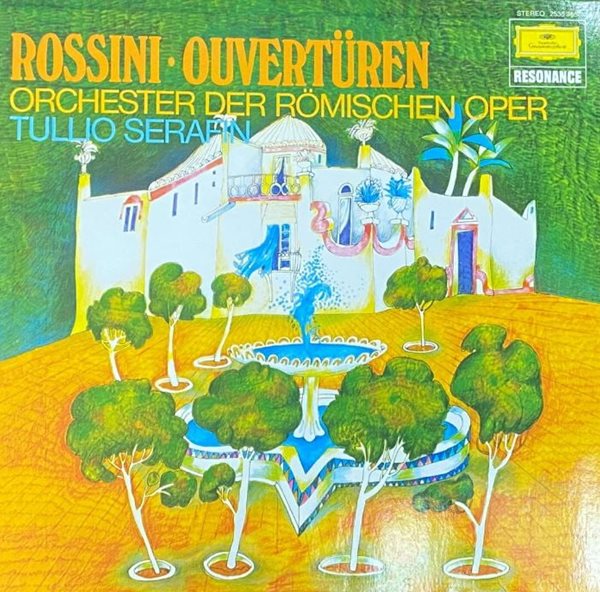 [LP] 툴리오 세라핀 - Tullio Serafin - Rossini Ouverturen LP [독일반]