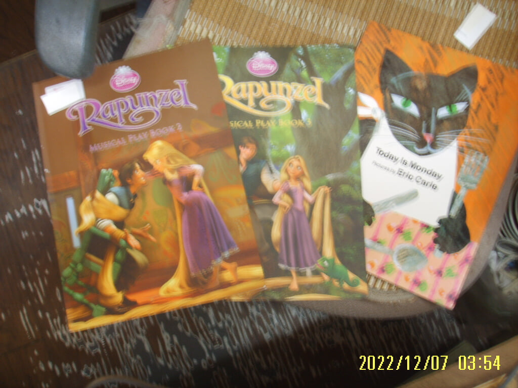Disney. PaperStar 3권/ Rapunzel Musical Play Book 2.3 / Today Is Monday -꼭상세란참조