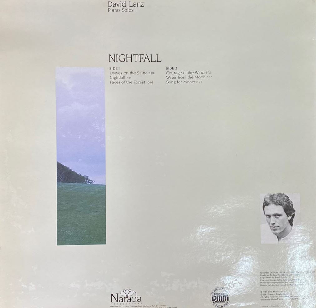 [LP] 데이빗 란츠 - David Lanz - Nightfall LP [독일반]