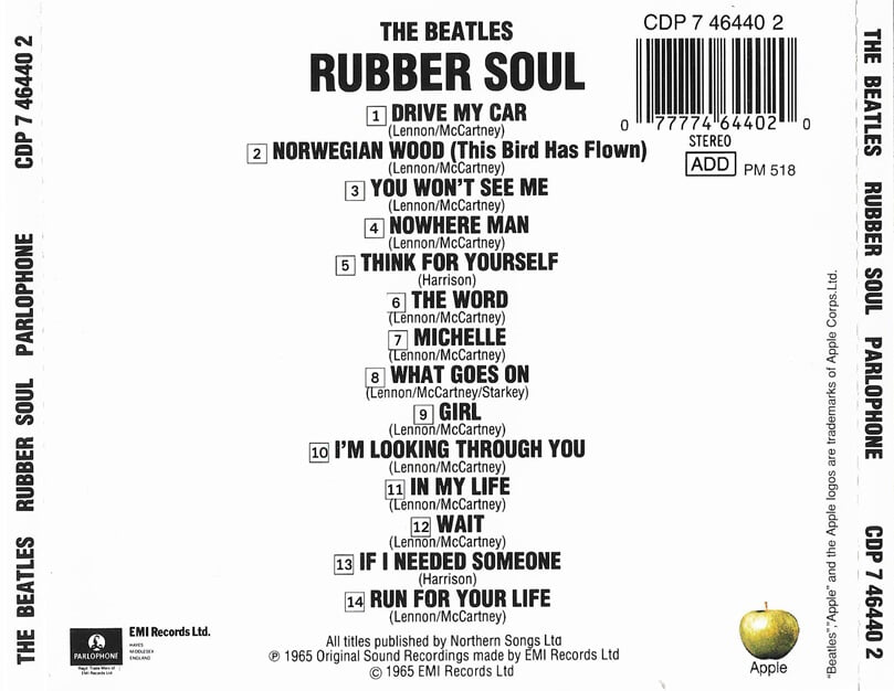 [수입] The Beatles - Rubber Soul