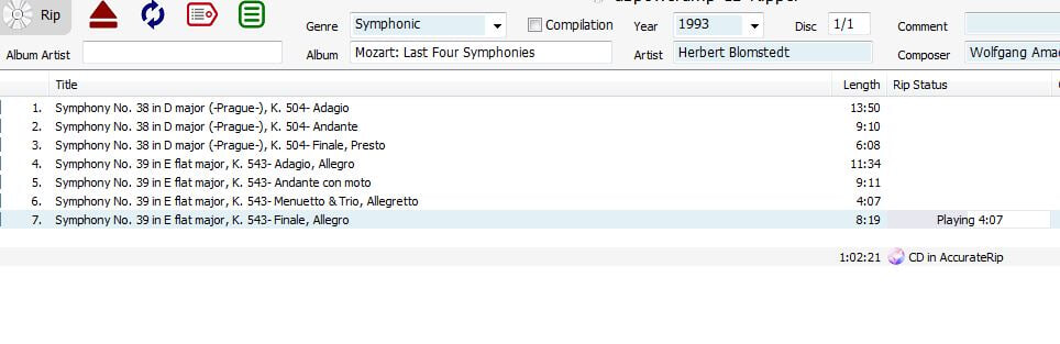 헤르베르트 블롬슈테트 - Herbert Blomstedt - Mozart Symphonies Nos.38 Prague & 39 [일본발매] 