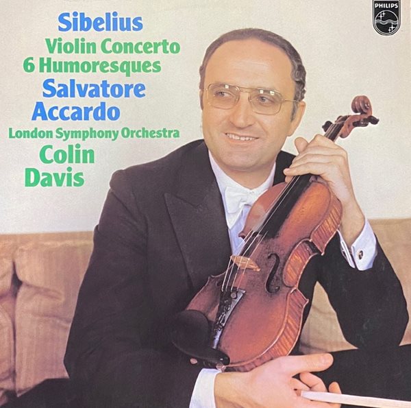 [LP] 살바토레 아카르도 - Salvatore Accardo - Sibelius Violin Concertos in D Minor, Op.47 LP [홀랜드반]