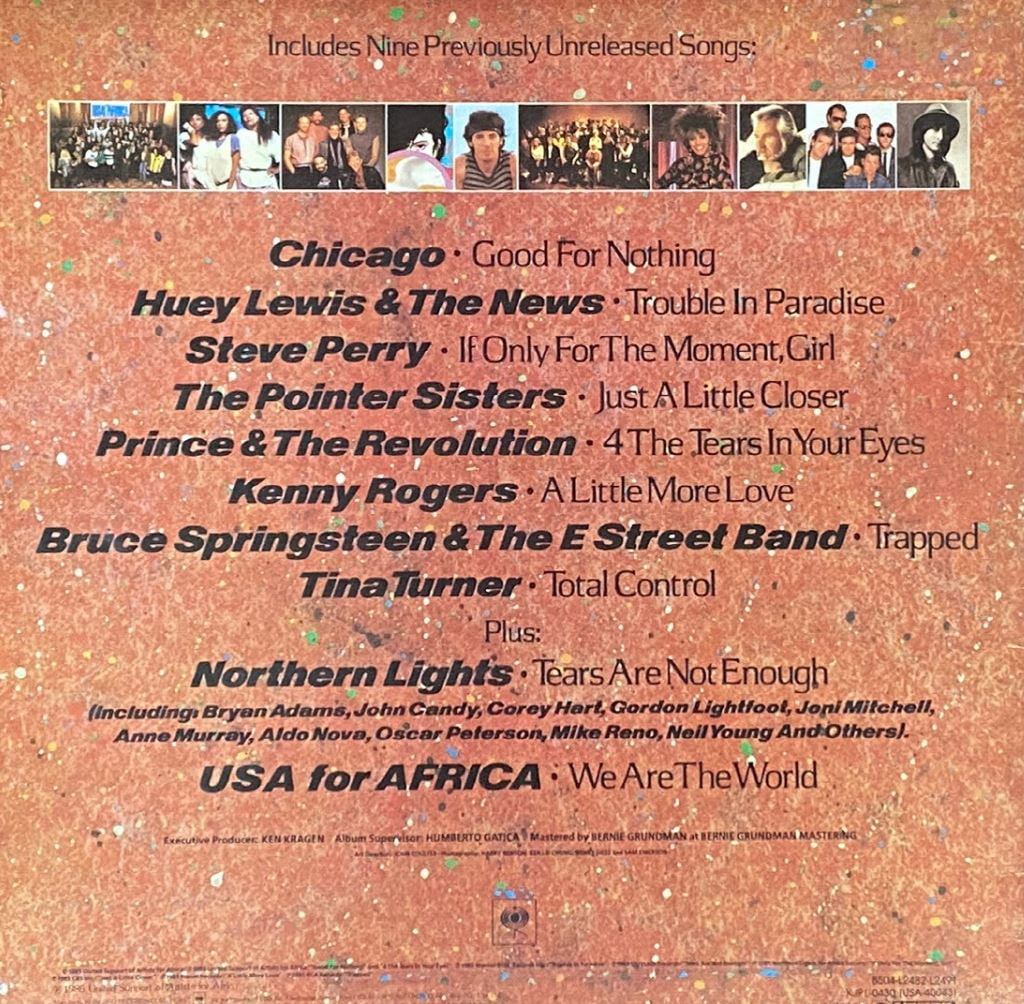 [LP] 마이클 잭슨(V.A) - USA For AFRICA We Are The World LP [지구-라이센스반]