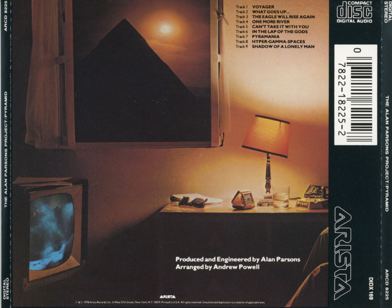 알란 파슨스 프로젝트 - The Alan Parsons Project - Pyramid [U.S발매]