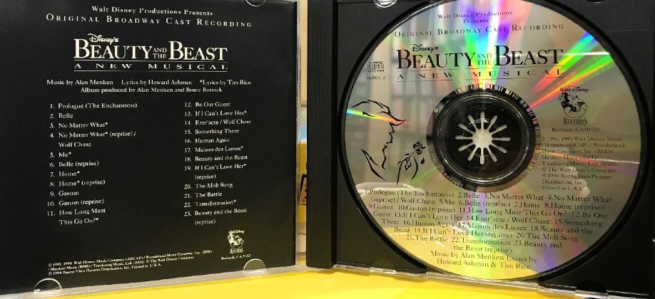 미녀와 야수 - Beauty And The Beast Original Broadway Cast Recording OST [U.S발매] 