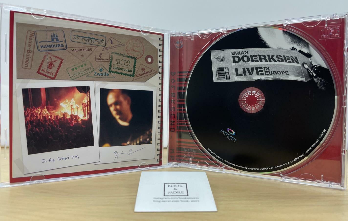 (수입CD)Brian Doerksen-live in Europe / BRIAN DOERKSEN / 상태 : 최상 (설명과 사진 참고)