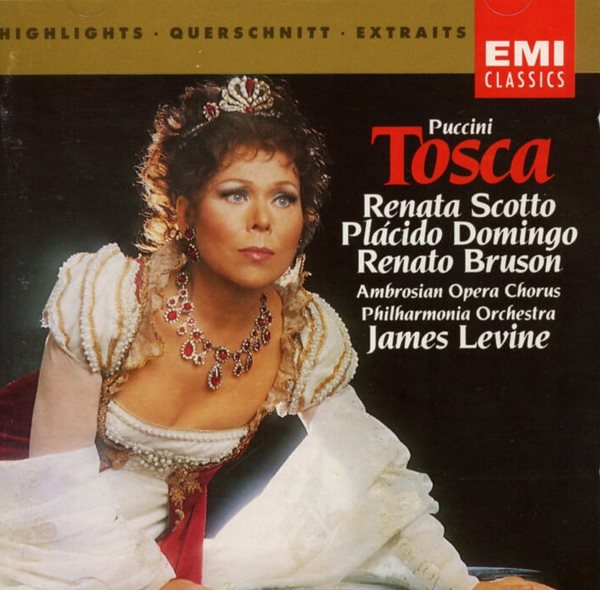 Puccini : Tosca Highlights - 레나타 스코토 (Renata Scotto)(Holland발매)