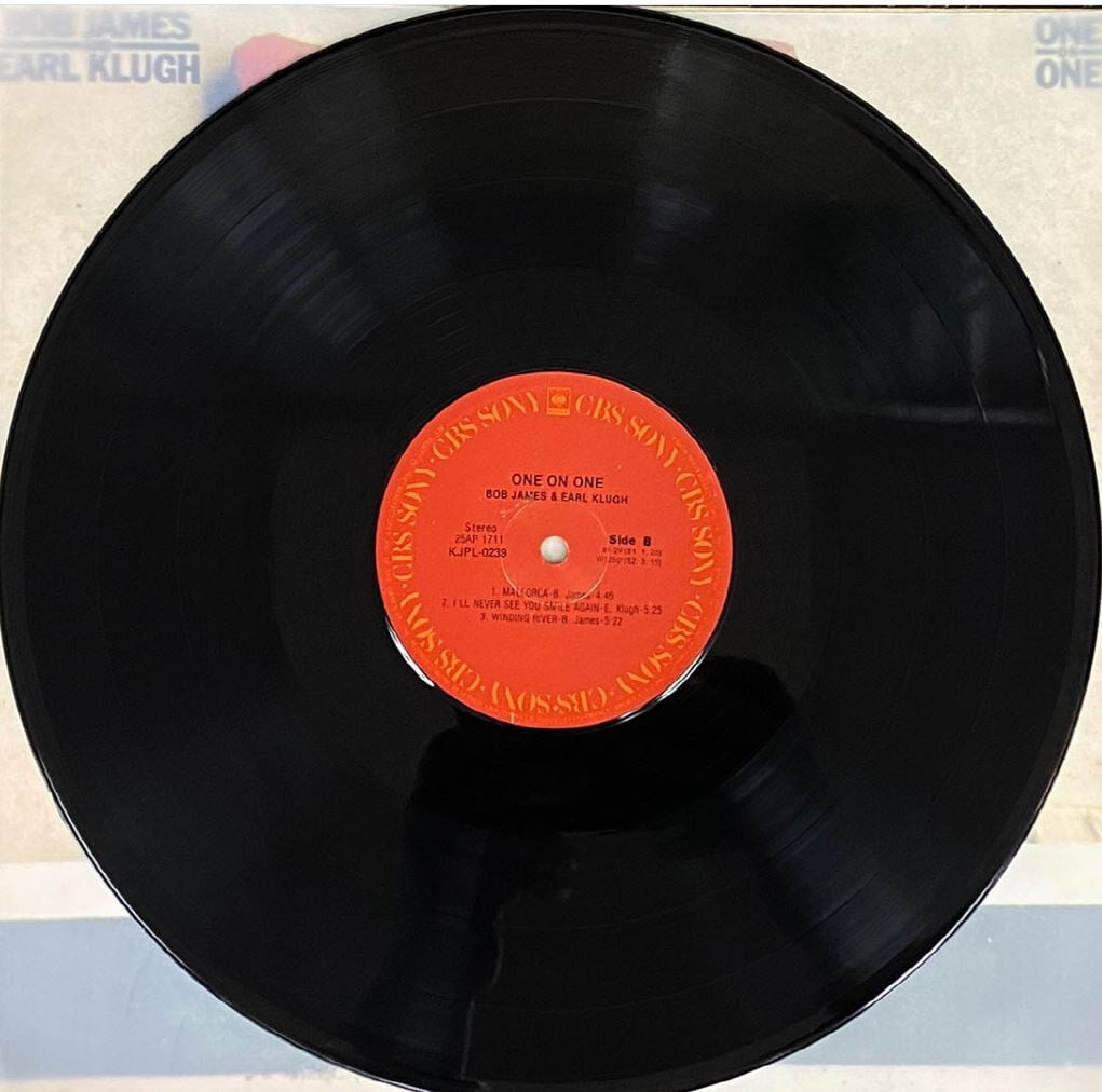 [LP] 밥 제임스,얼 클루 - Bob James,Earl Klugh - One On One LP [CBS-라이센스반]