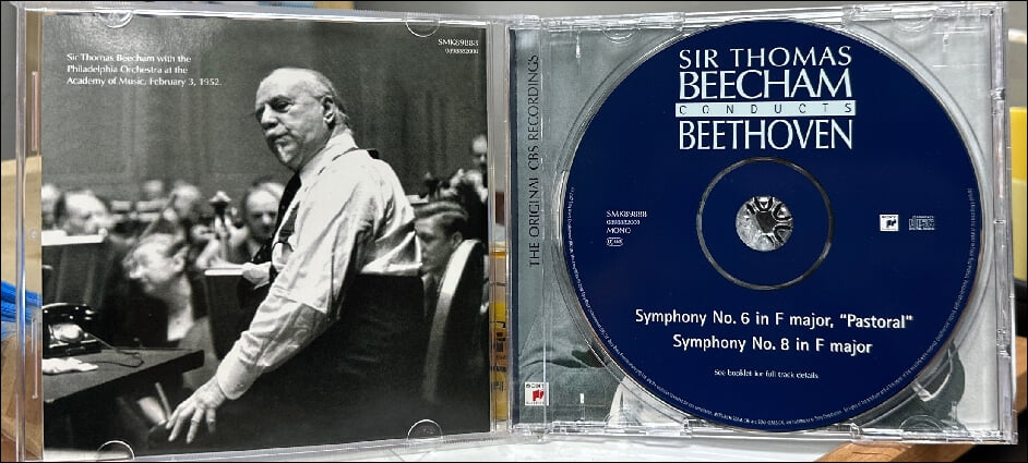 Beethoven: Symphonies Nos. 6 & 8 "Pastoral" - 비첨 (Thomas Beecham)(UK발매)