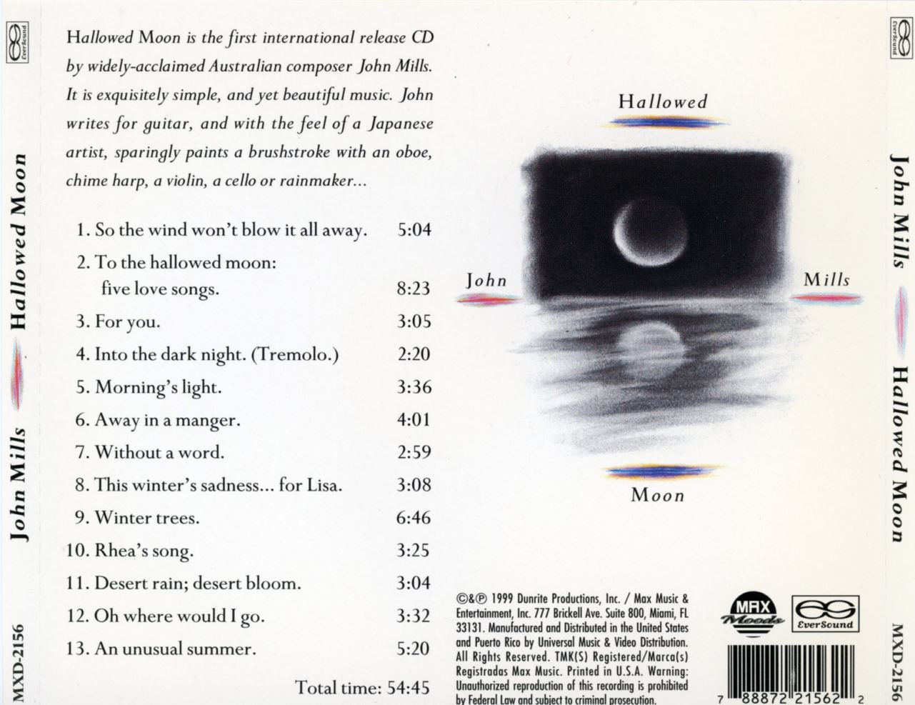 존 밀스 - John Mills - Hallowed Moon [U.S발매] 