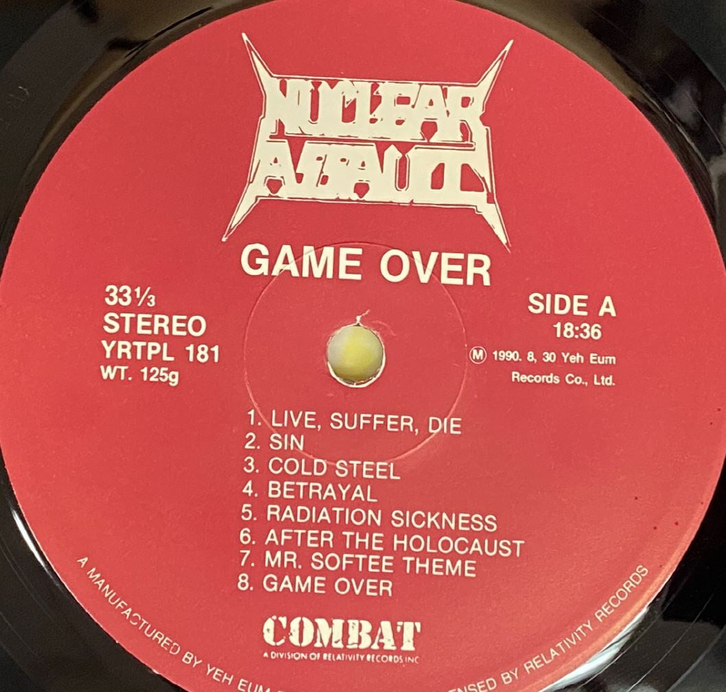 [LP] 뉴클리어 어썰트 - Nuclear Assault ?- Game Over LP [예음-라이센스반]