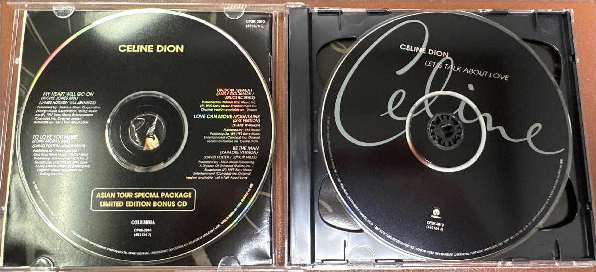셀린 디온 (Celine Dion) - Let's Talk About Love (Asian Tour Special Package) (2CD)