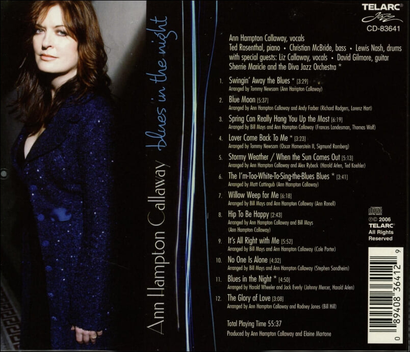 앤 햄프턴 칼라웨이 (Ann Hampton Callaway) - Blues In The Night (US발매)