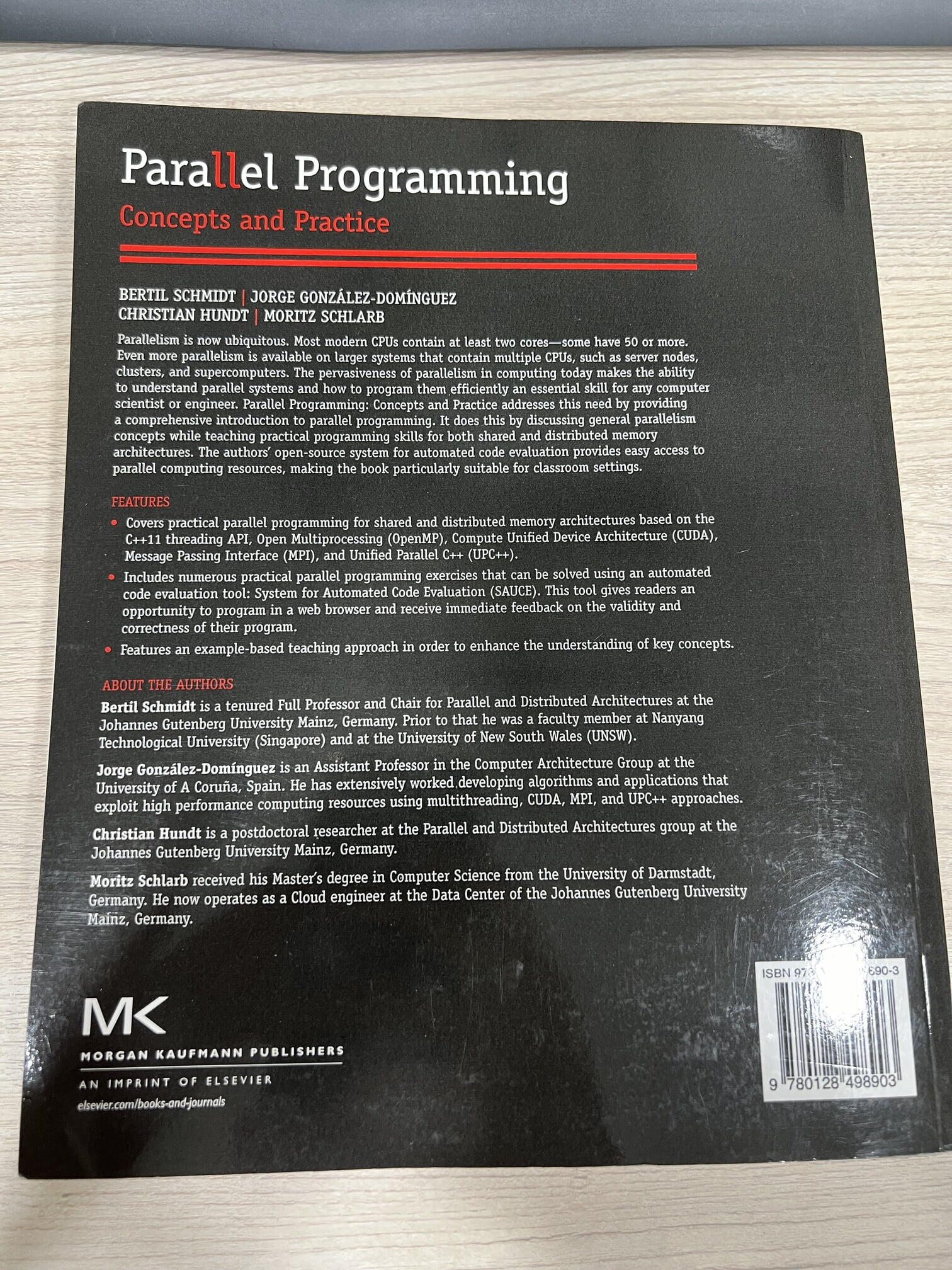 Parallel Programming: Concepts and Practice