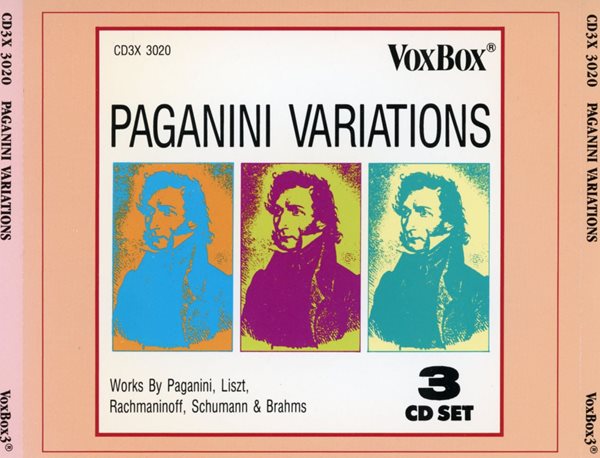 파가니니 변주곡 - Paganini Variations 3Cds [U.S발매]