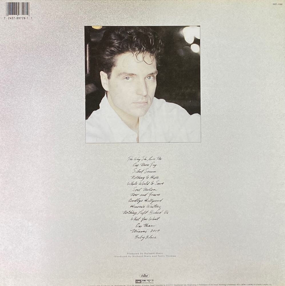 [LP] 리차드 막스 - Richard Marx - Paid Vacation LP [EMI계몽사-라이센스반]