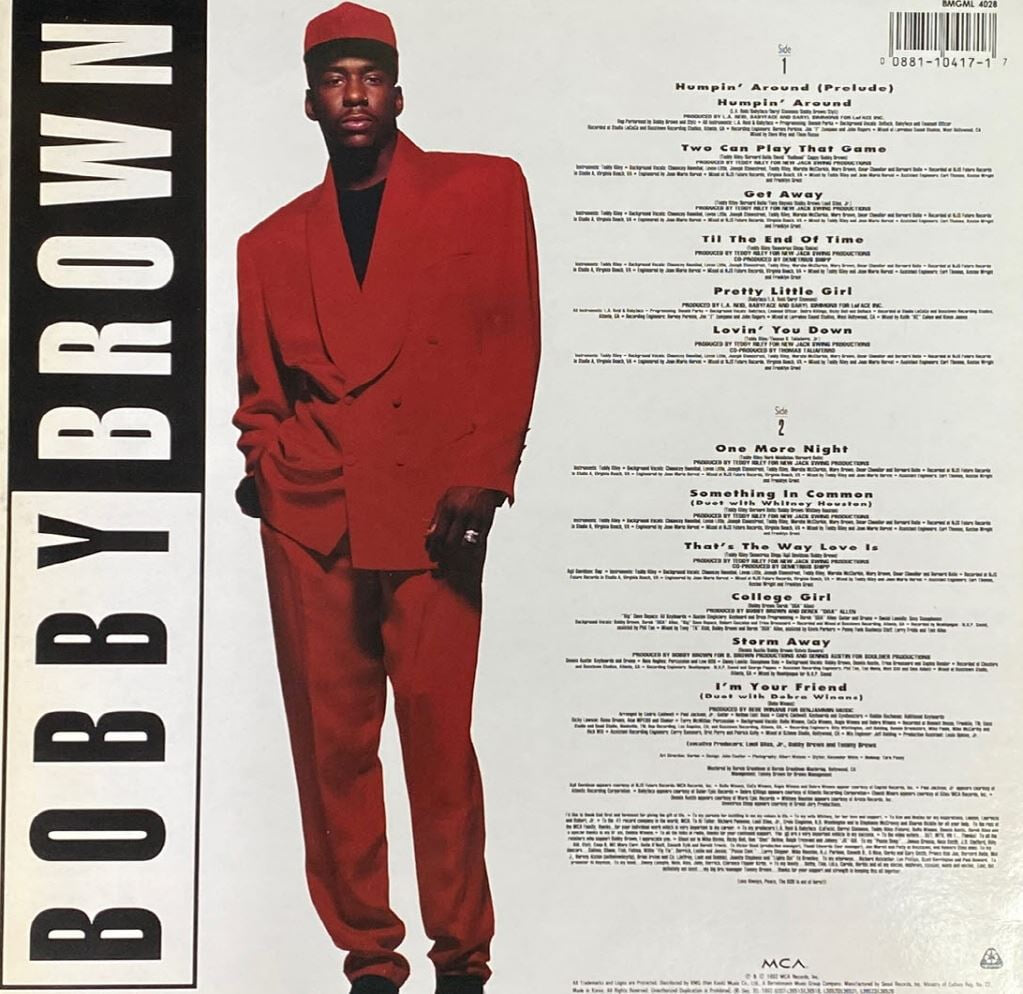 [LP] 바비 브라운 - Bobby Brown - Bobby LP [BMG-라이센스반]
