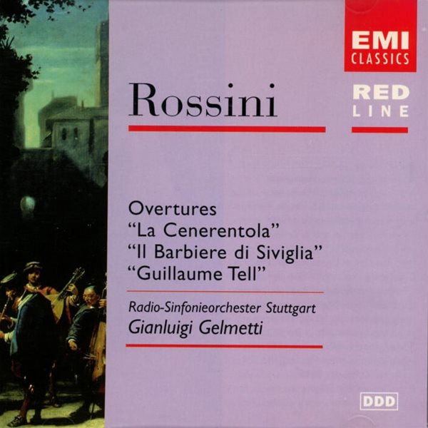 Rossini : Overtures ,&quot;La Cenerentola&quot; , &quot;II Barbiere di Siviglia&quot;- 젤메티 (Gianluigi Gelmetti)(Holland발매)