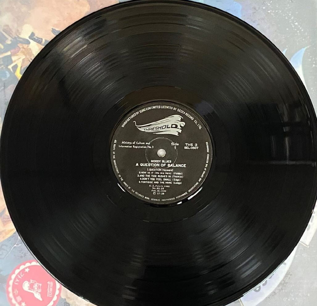 [LP] 무디 블루스 - Moody Blues - A Question Of Balance LP [성음-라이센스반]