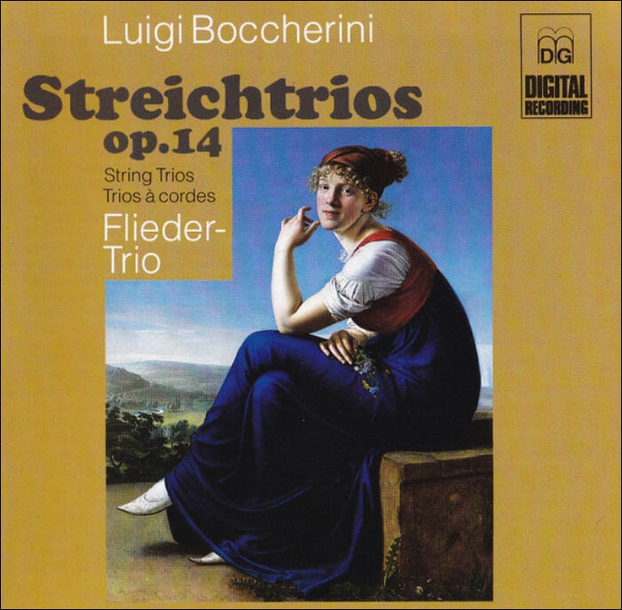 보케리니 (Boccherini):Streichertrios Op.14  - 플리더 삼중주단 (Flieder Trio) (독일발매)