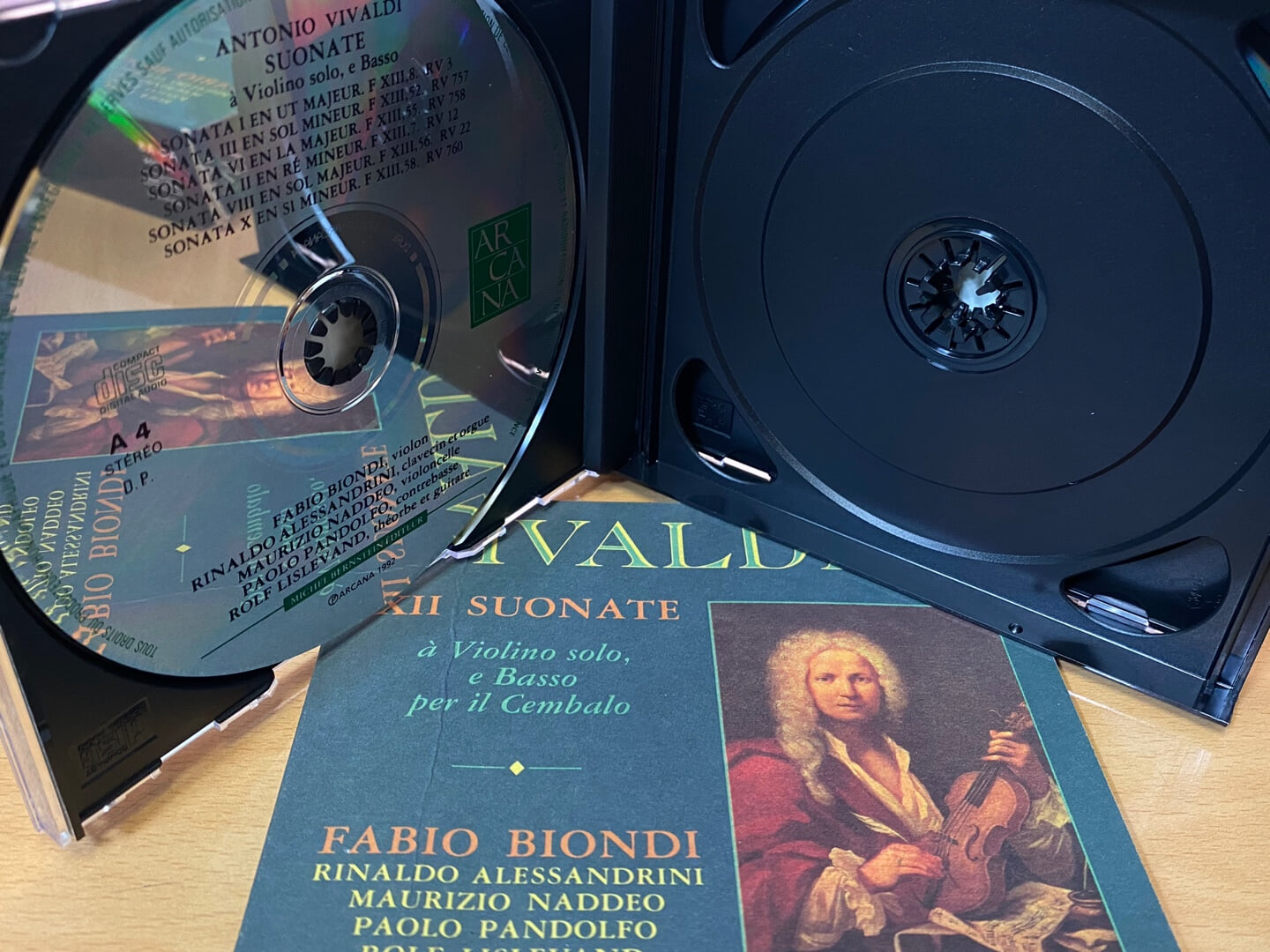 파비오 비온디 - Fabio Biondi - Vivaldi XII Suonate A Violino Solo, E Basso Per Il Cembalo 2Cds [E.U발매]