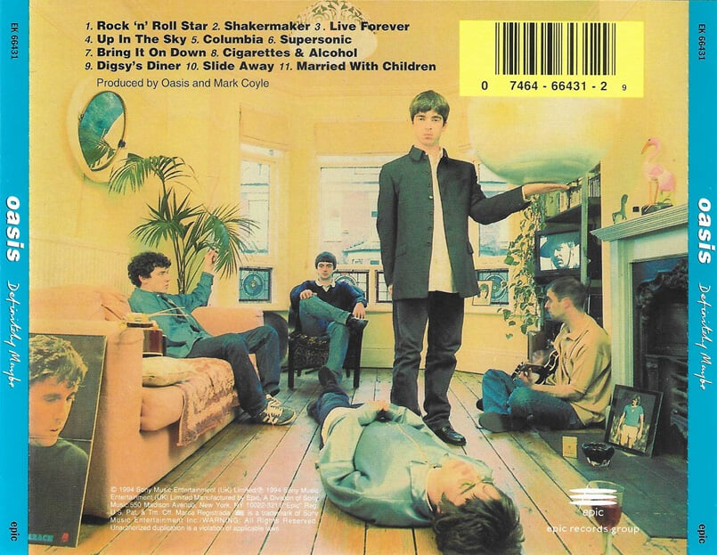 [수입] Oasis - Definitely Maybe (CD)