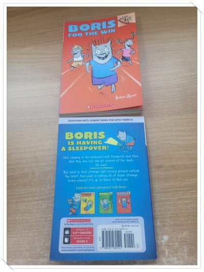 앤드루 조이너의 Boris 2~4.3권 세트(4권중 1권 없음 3권).2 Boris Gets a Lizard.3 Boris for the Win.출판사 Scholastic.