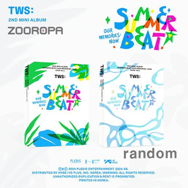 [미개봉/케이스손상] TWS 투어스 SUMMER BEAT! 2nd Mini Album