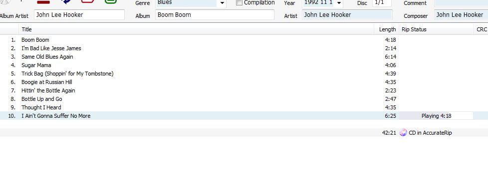 존 리 후커 - John Lee Hooker - Boom Boom [U.S발매]