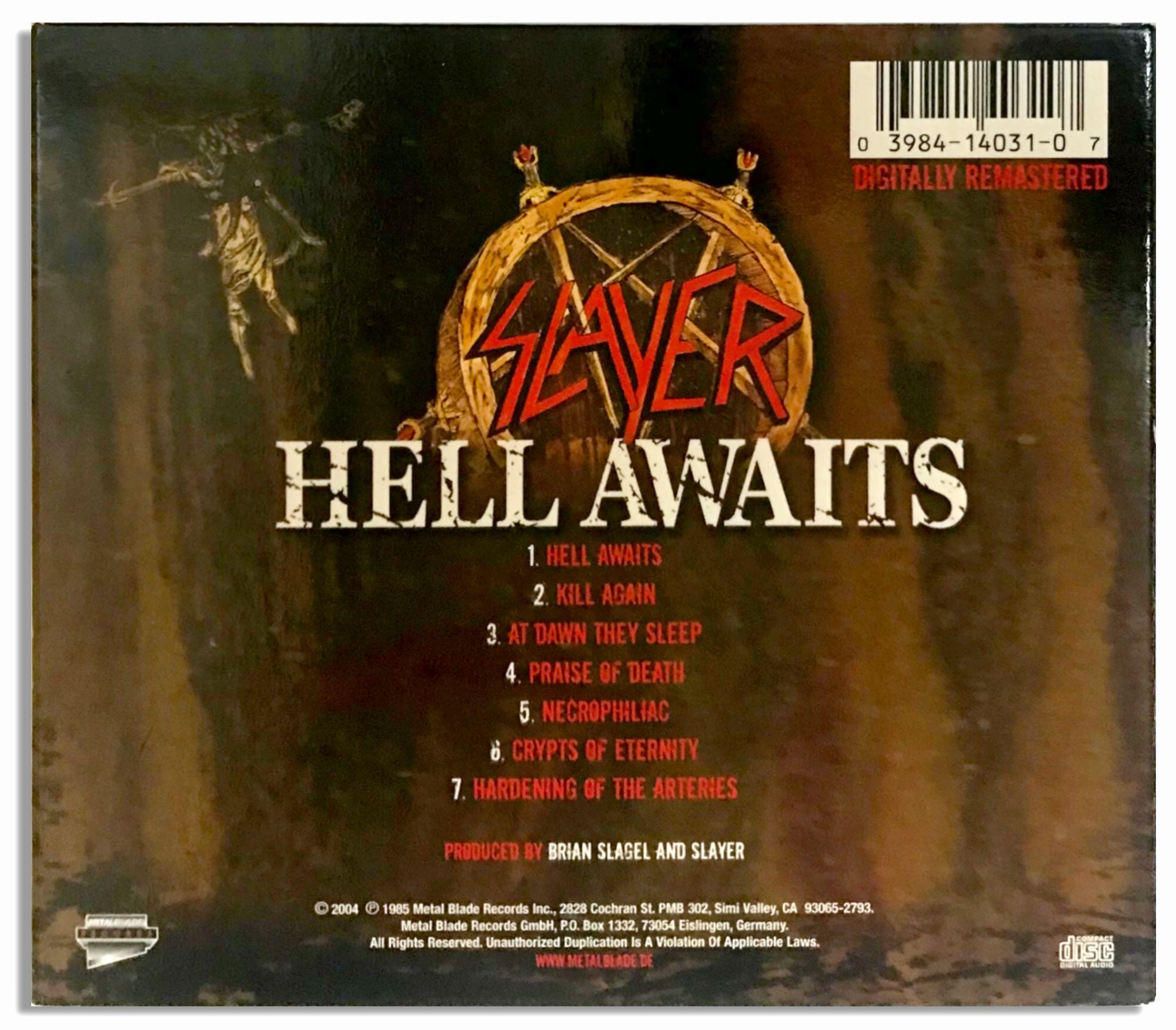 [유럽재발매CD] Slayer-Hell Awaits