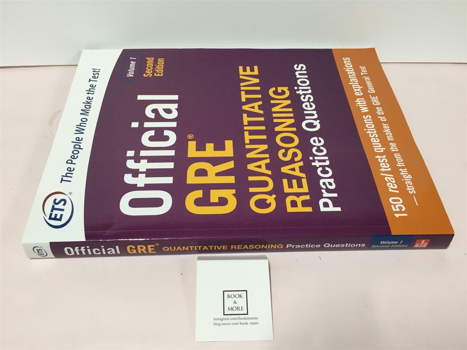 [중고-상] Official GRE Quantitative Reasoning Practice Questions, Second Edition, Volume 1