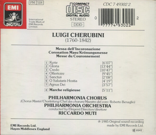 Luigi Cherubini : Coronation Mass