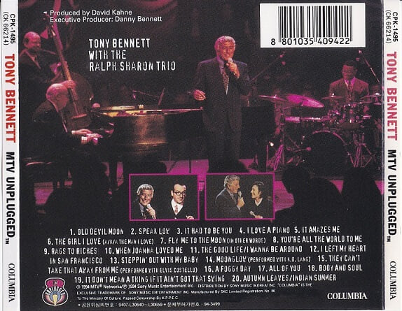 Tony Bennett - Mtv Unplugged