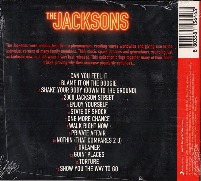 [미개봉] The Jacksons - Can You Feel It : The Jacksons Collection (디지팩)