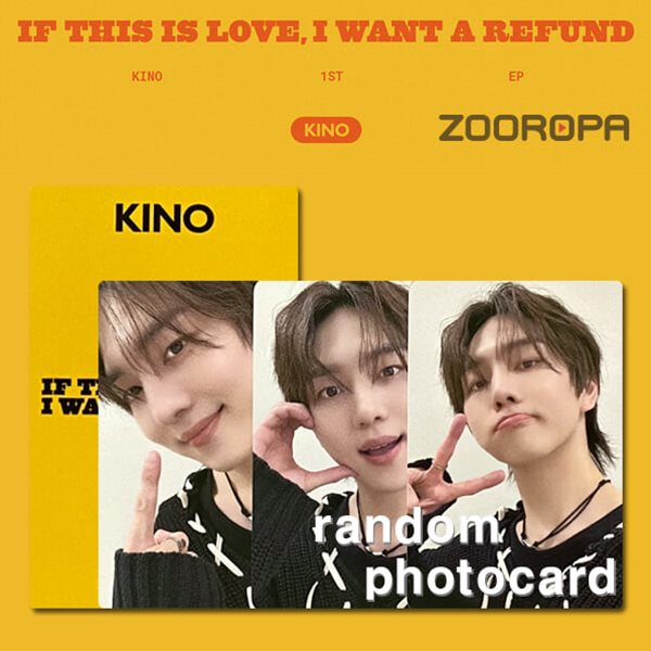 [새상품/B 포토카드] 키노 KINO If this is love I want a refund (정품/에버라인)