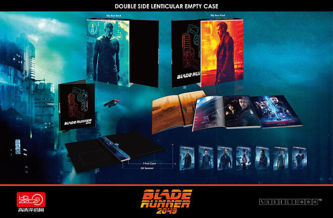 HDzeta 블레이드 러너 2049 더블렌티 (스틸북 및 디스크 없음) 4K UHD EMPTY CASE