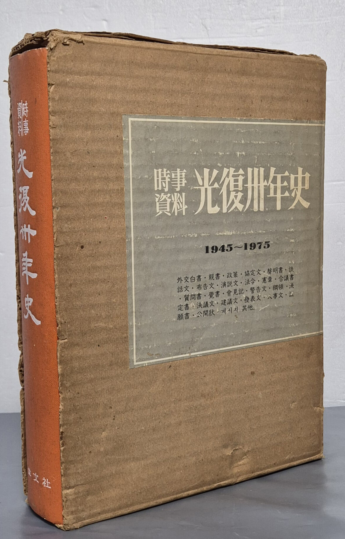 시사자료 광복 30년사  1945~1975