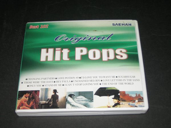 오리지널 히트 팝스 Original Hit Pops ,,, Best 102 - 새한